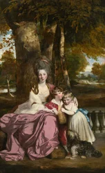 Lady Elizabeth Delmé und ihre Kinder